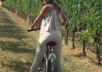 wine tour ebike experience girl