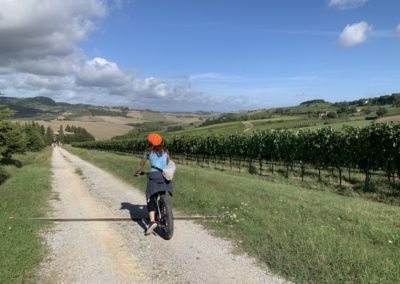 yoga in vineyard urban bikery canneto